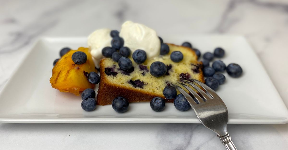 meyer lemon blueberry cake
