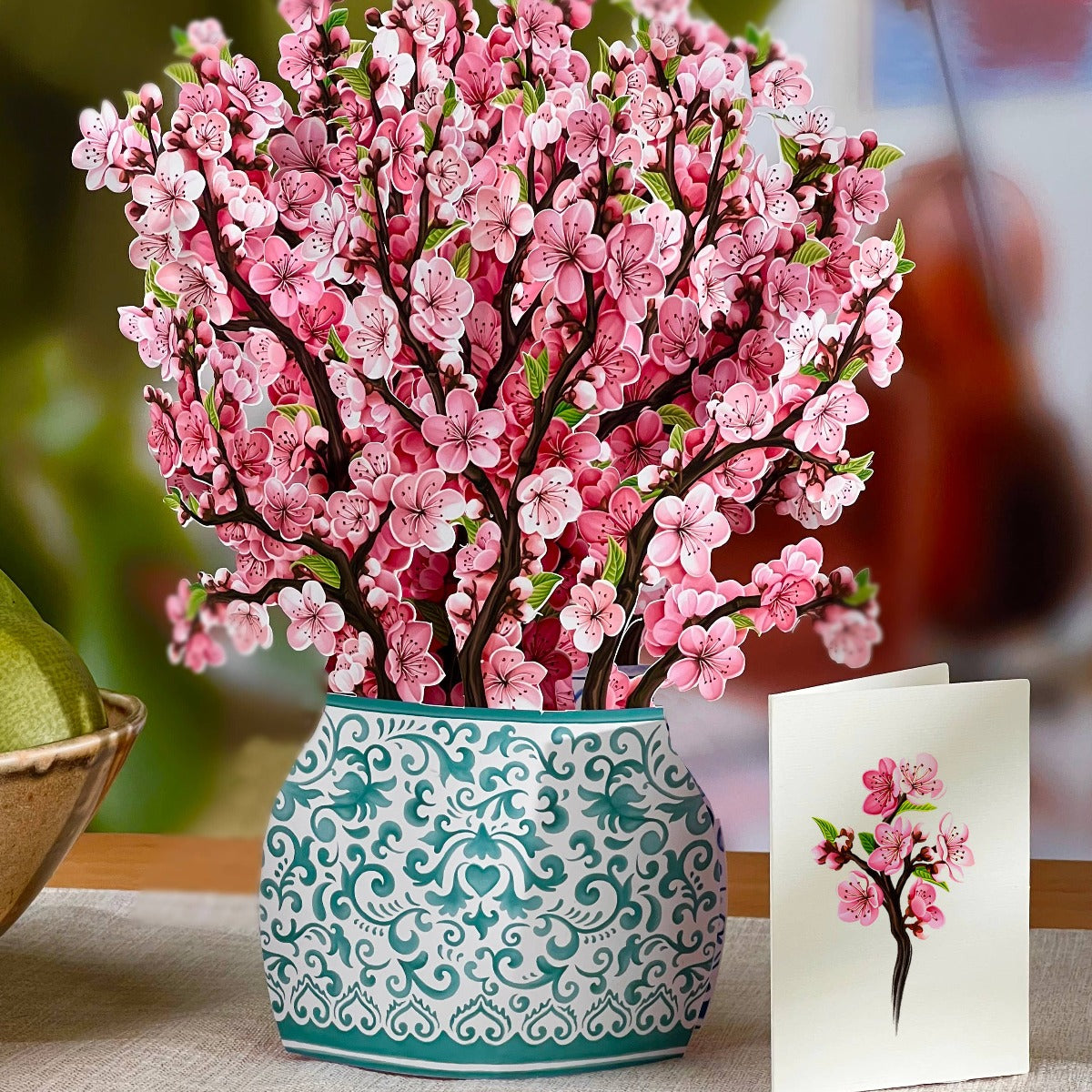 Cherry Blossom Pop-up Greeting Card- A perfect gift Media 1 of 2