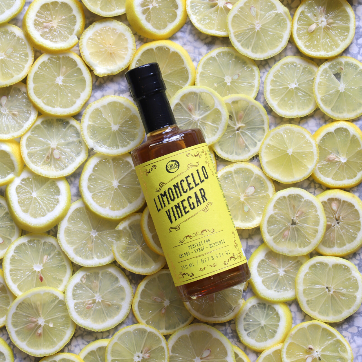 Limoncello Vinegar- Perfect for summer Olive & Basket3