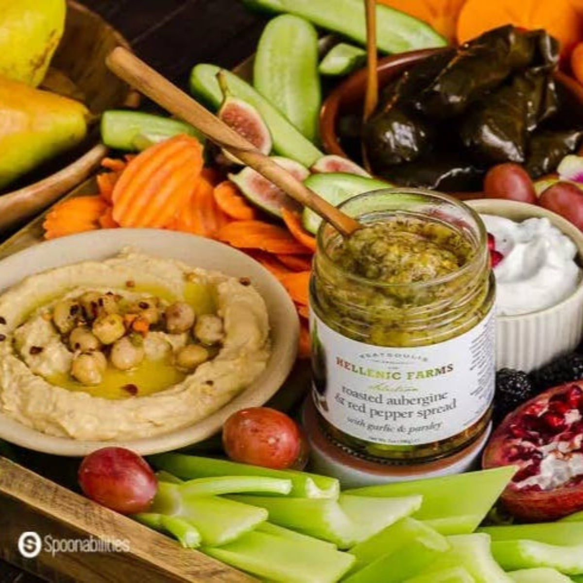 Roasted Eggplant and Red Pepper Spread- Olive & Basket