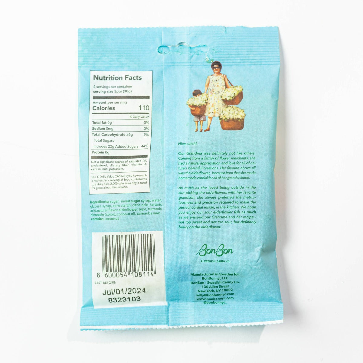 Sour Elderflower Fish- Olive & Basket BonBon1