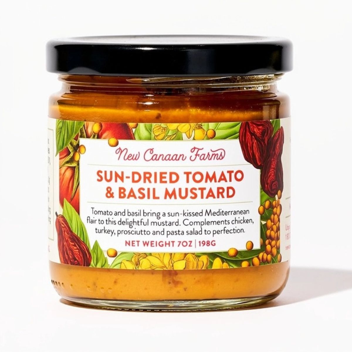 New Canaan Farms Sun-Dried Tomato Basil Mustard