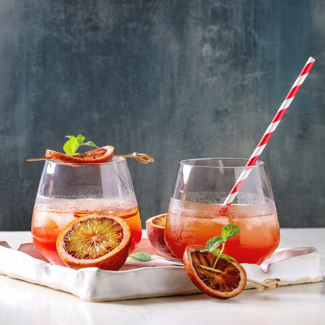 Blood Orange White Balsamic Vinegar- Drizzle on your shrimp tacos