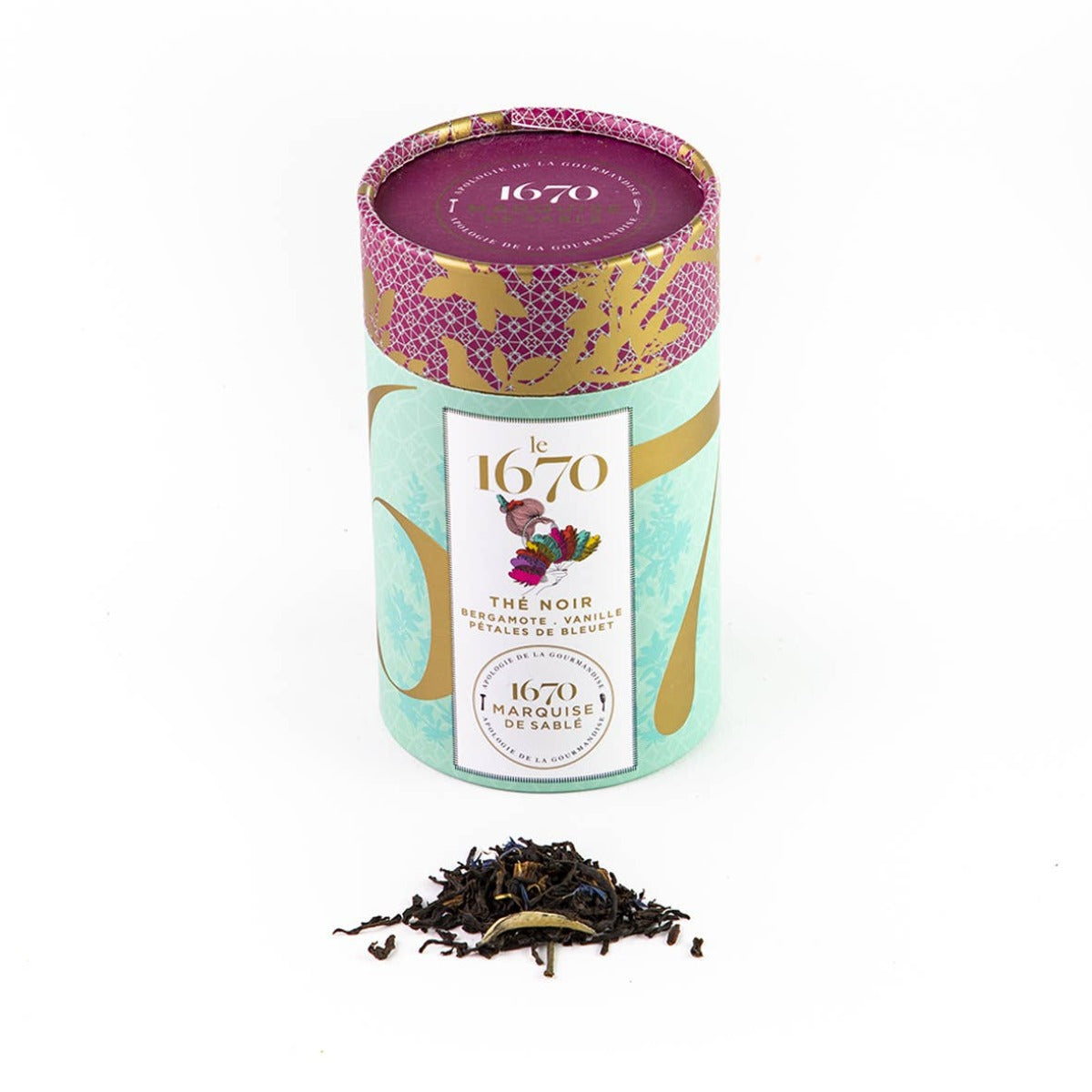 1670 Bergamot, Vanilla and Blueberry Petals Black Tea Media 1 of 3