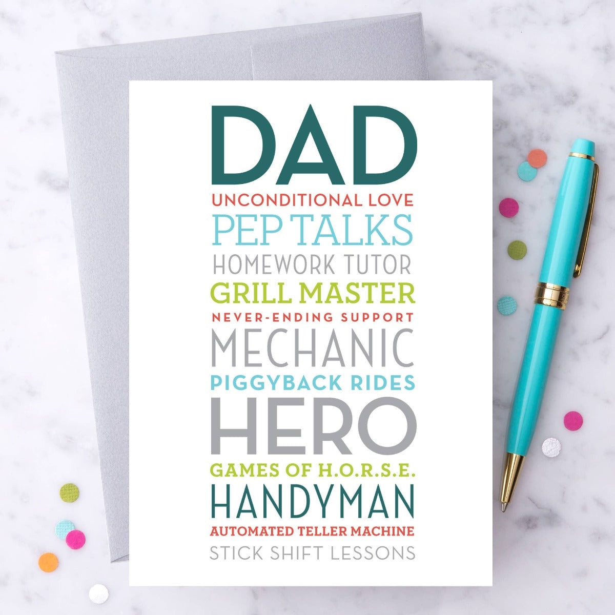 fathers day greeting card