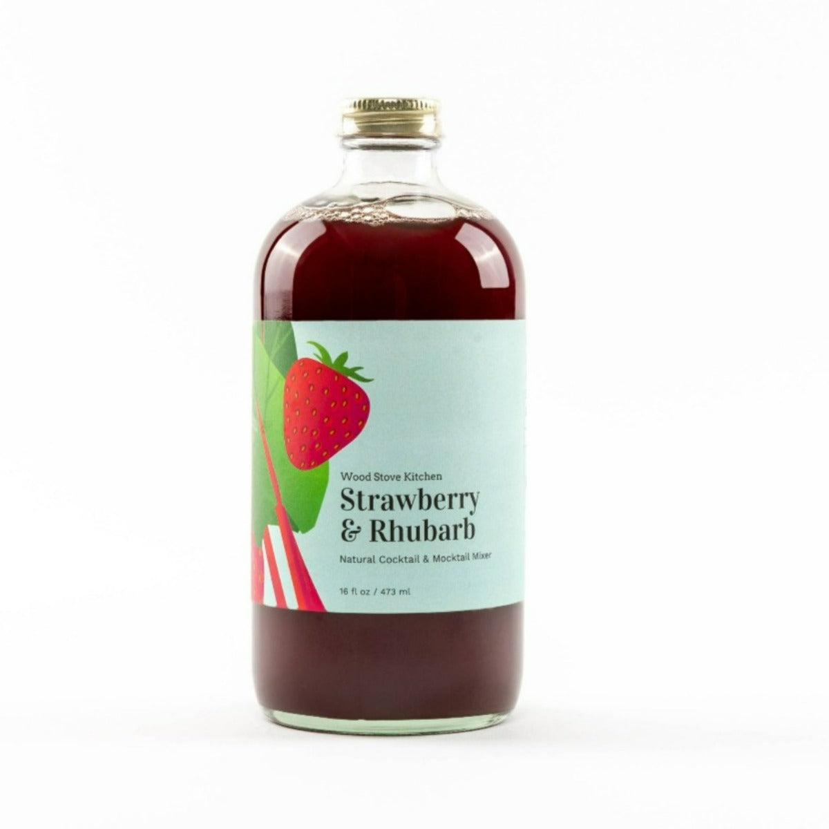 Strawberry-Rhubarb Cocktail Mixer and Mocktail Mixer Media 1 of 2 Analyzing image