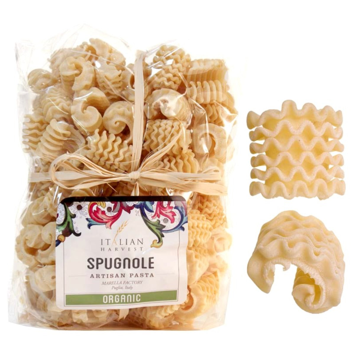 Organic Spugnole Pasta  Italian Harvest Pasta & Pantry Olive & Basket