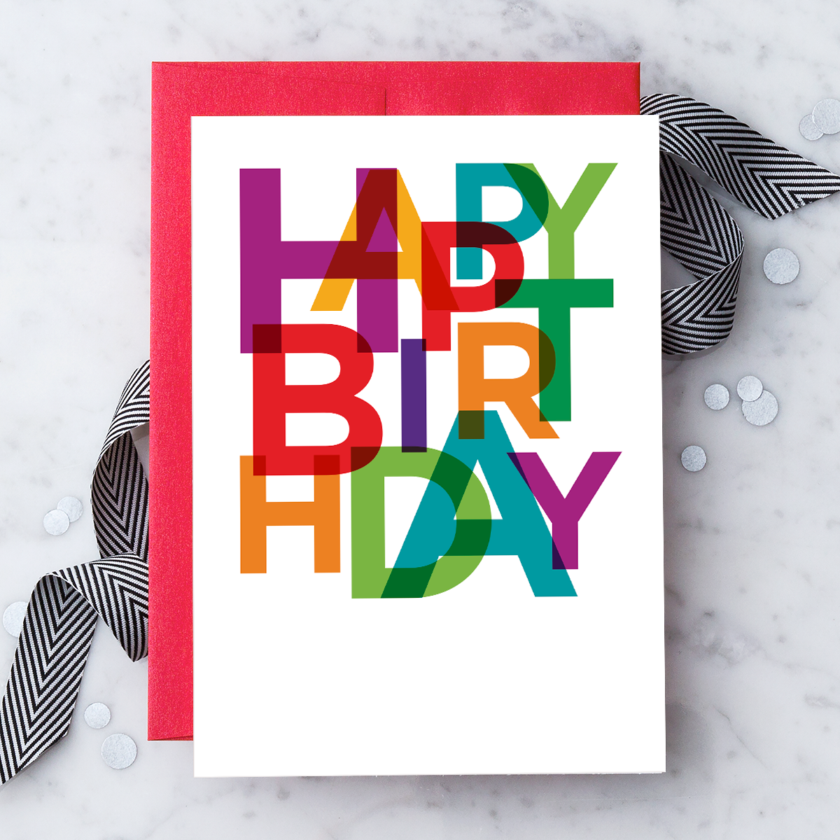 happy birthday greeting card