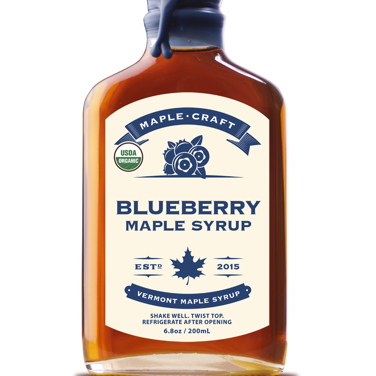 Organic Blueberry Maple Syrup- Perfect for French toast