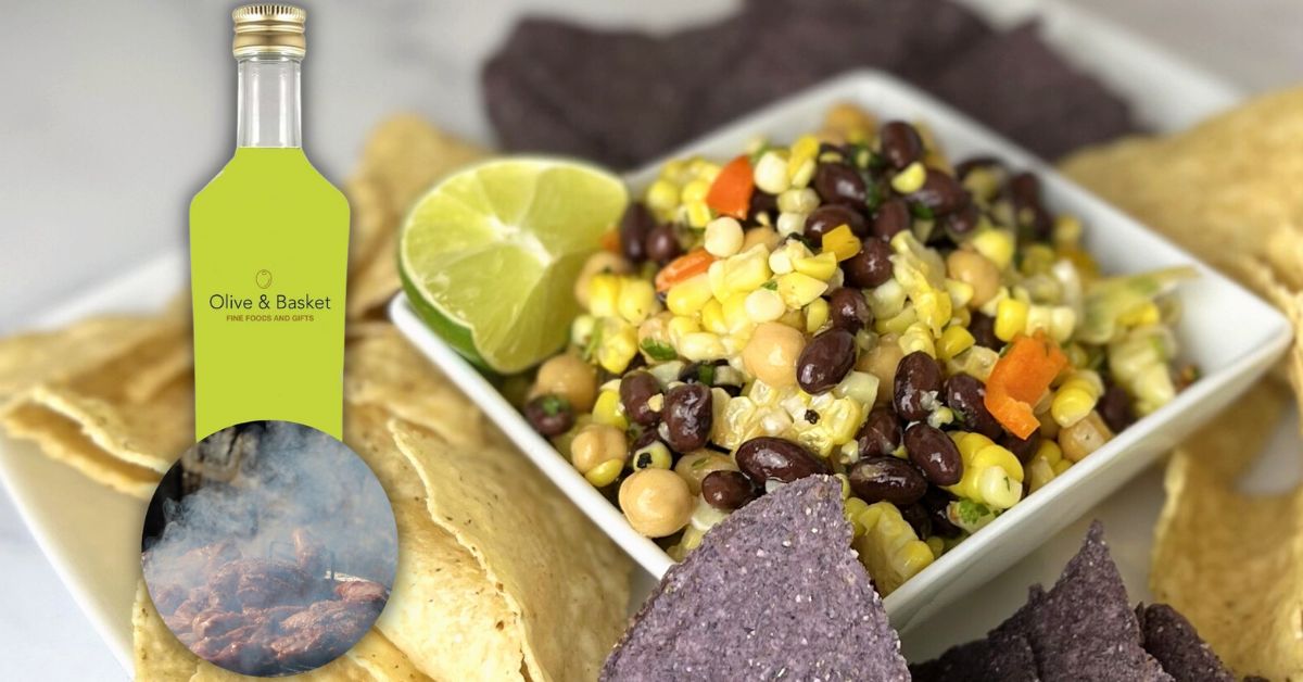 tex mex smoky corn and bean salsa