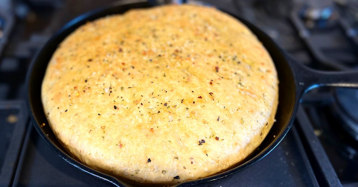 Italian Olive Oil Skillet Bread