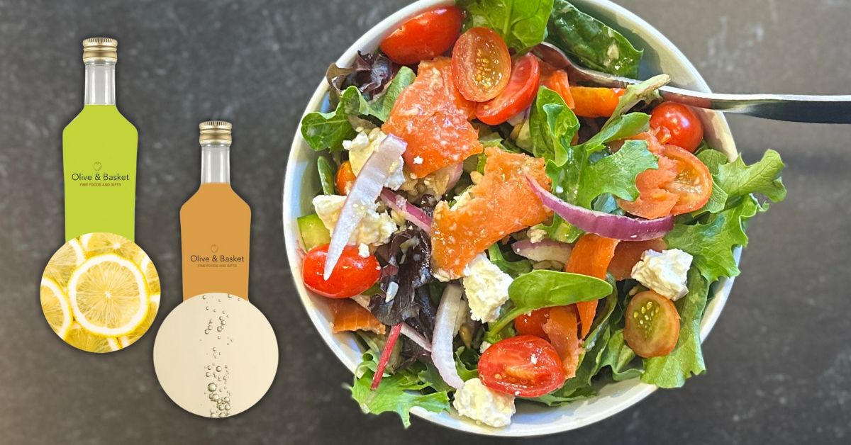 Smoked Salmon Salad with Horseradish Dressing