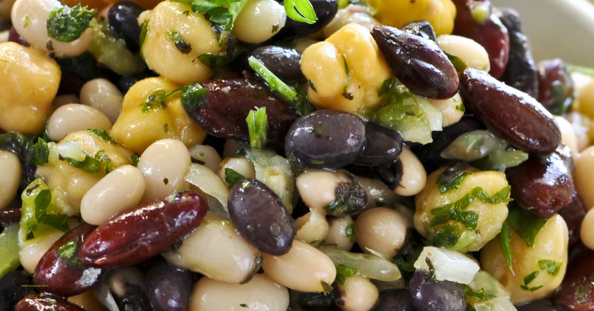 Citrus Bean Salad with Blood Orange & Champagne Vinaigrette