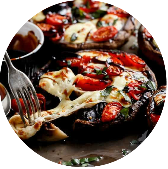 Caprese Stuffed Grilled Portobello