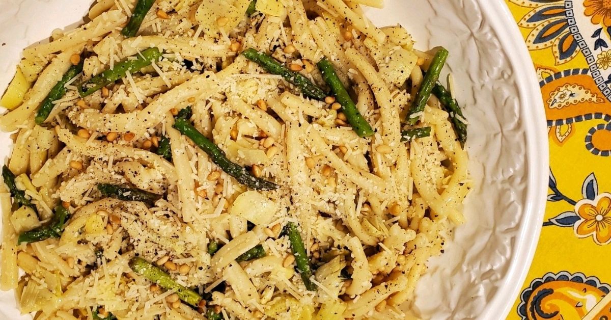 Cindy's Artichoke & Asparagus Lemon Pasta Salad