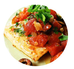 Baked Snapper with Tomatoes and Olives