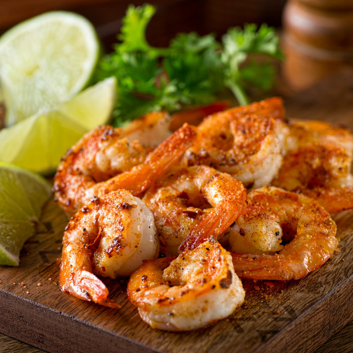 Grilled Shrimp with Chile, Cilantro and Lime
