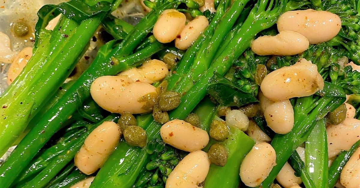 Broccolini & White Bean Salad