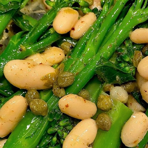 Broccolini & White Bean Salad