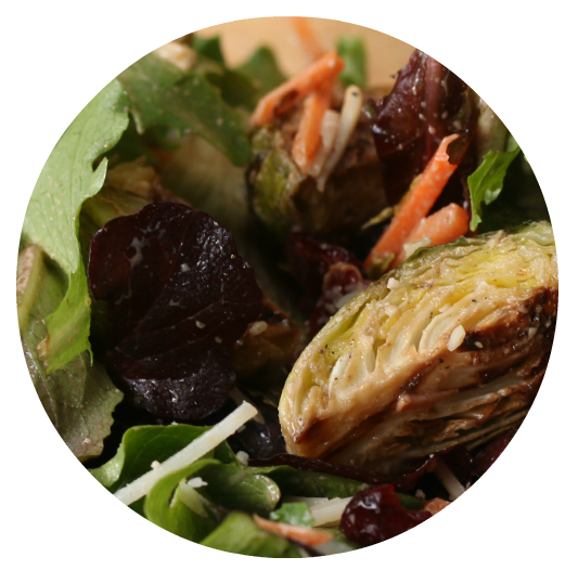 Roasted Brussel Sprouts Salad - Olive & Basket