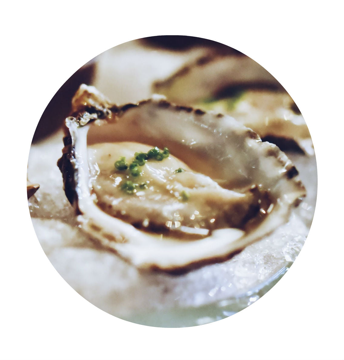 Oysters with Champagne Vinegar Mignonette