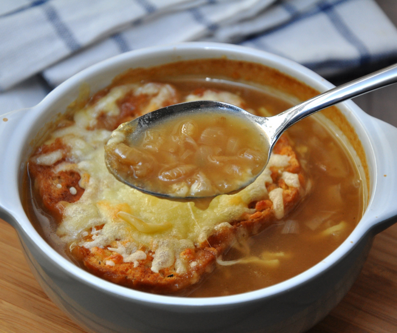 French Onion Soup with Homemade Croutons - Olive & Basket