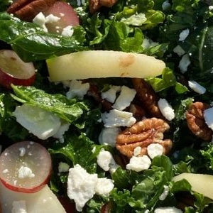 Pear, Pecan, and Kale Salad