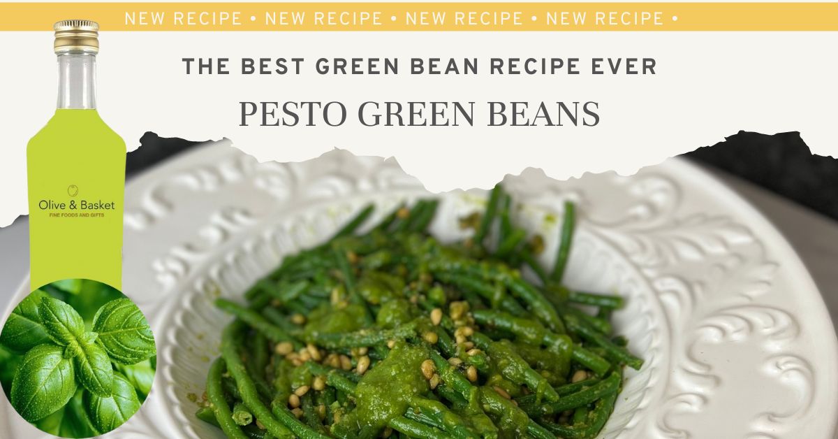 Fresh Green Beans with Homemade Pesto