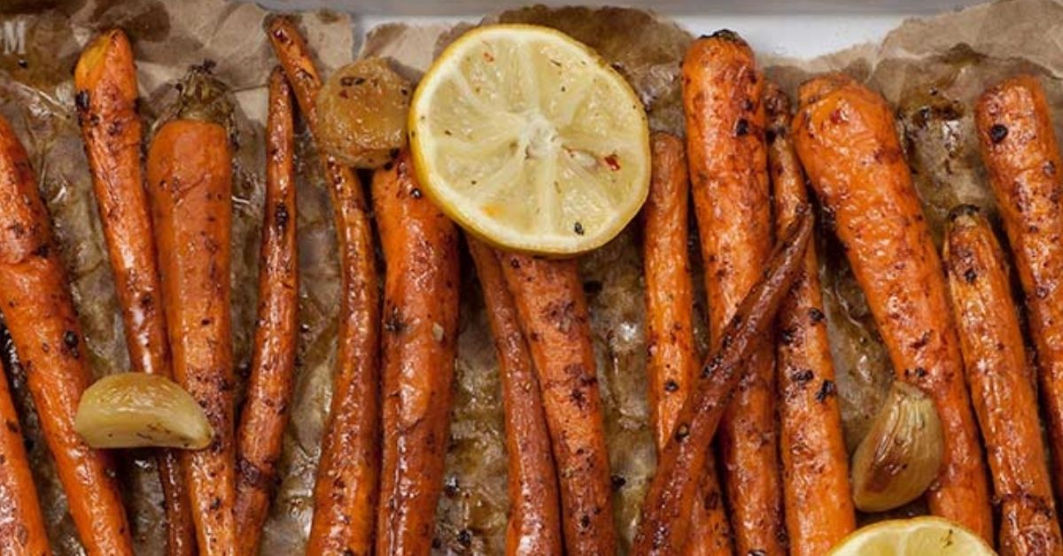 Tuscan Roasted Carrots With Lemon