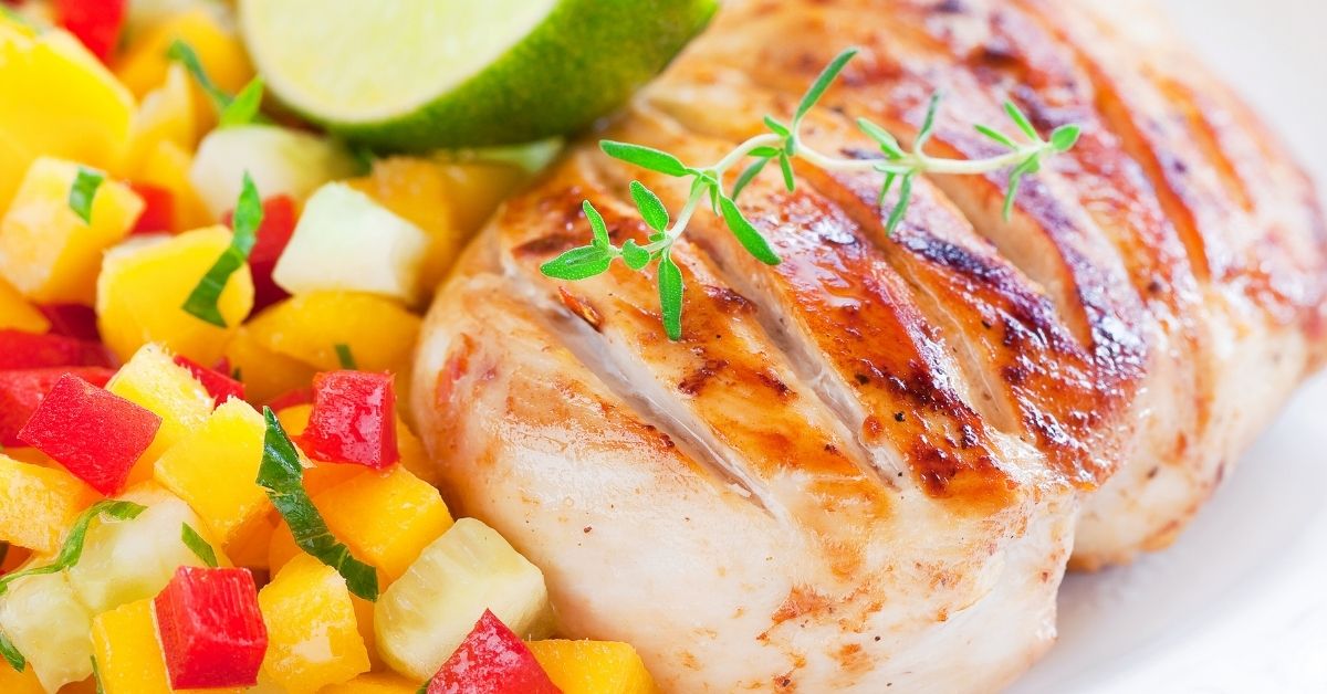 Tequila Lime Chicken With Mango Salsa