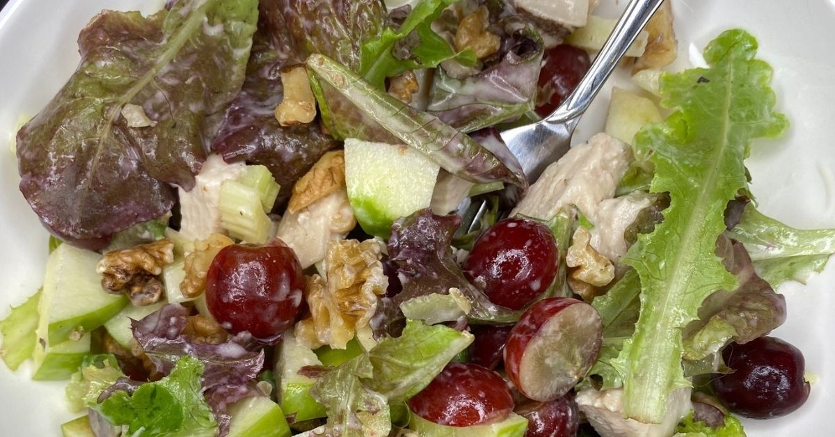 Summer Waldorf Salad with Grilled Chicken