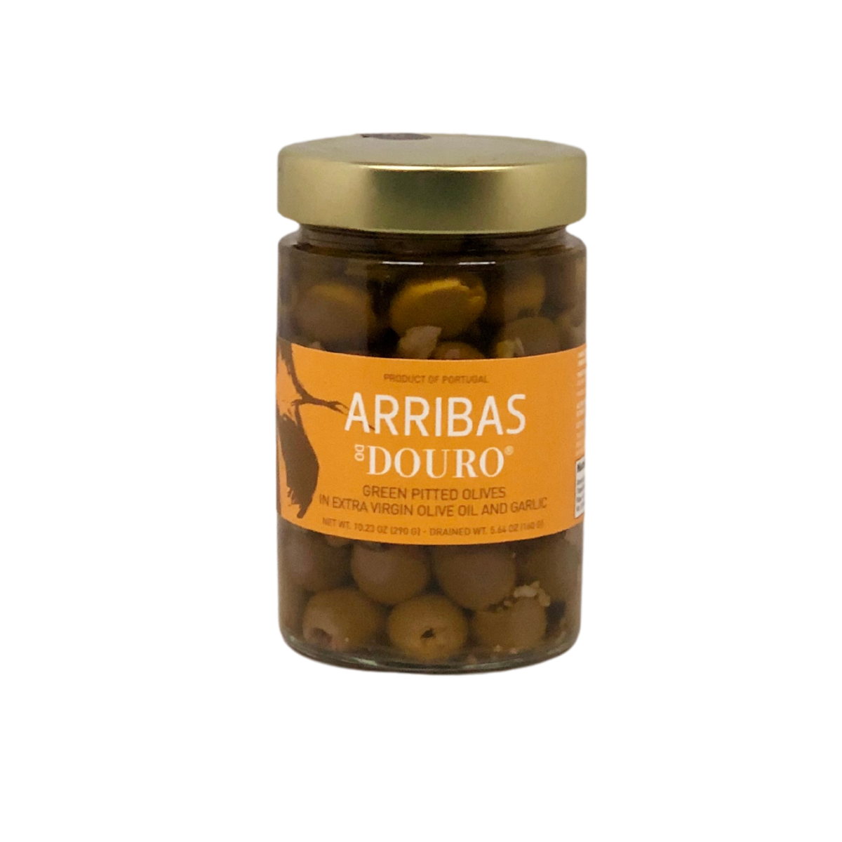 Arribas do Douro Green Pitted Olives With Garlic