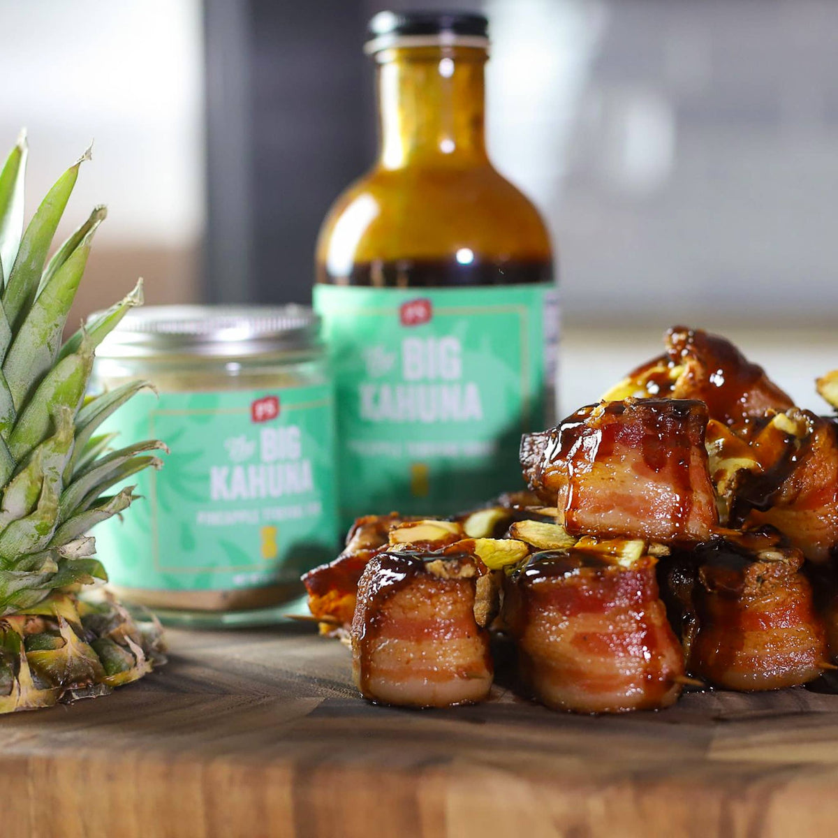 Big Kahuna Pineapple Teriyaki Sauce Olive & Basket