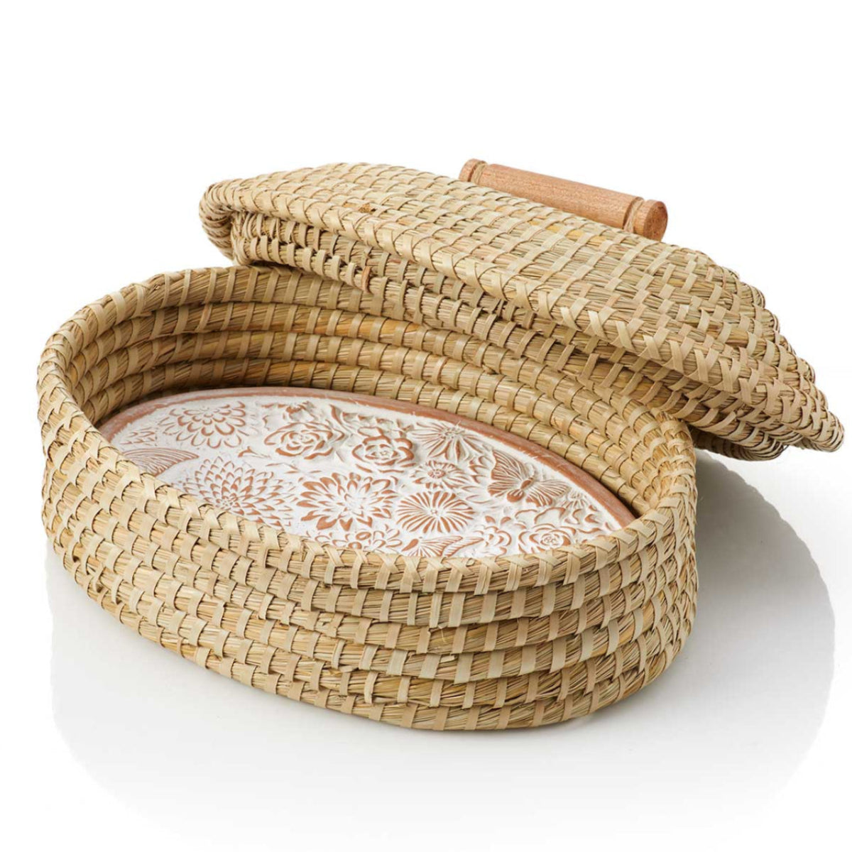 Butterfly Garden Handmade Bread Warmer- A great gift Olive & Basket