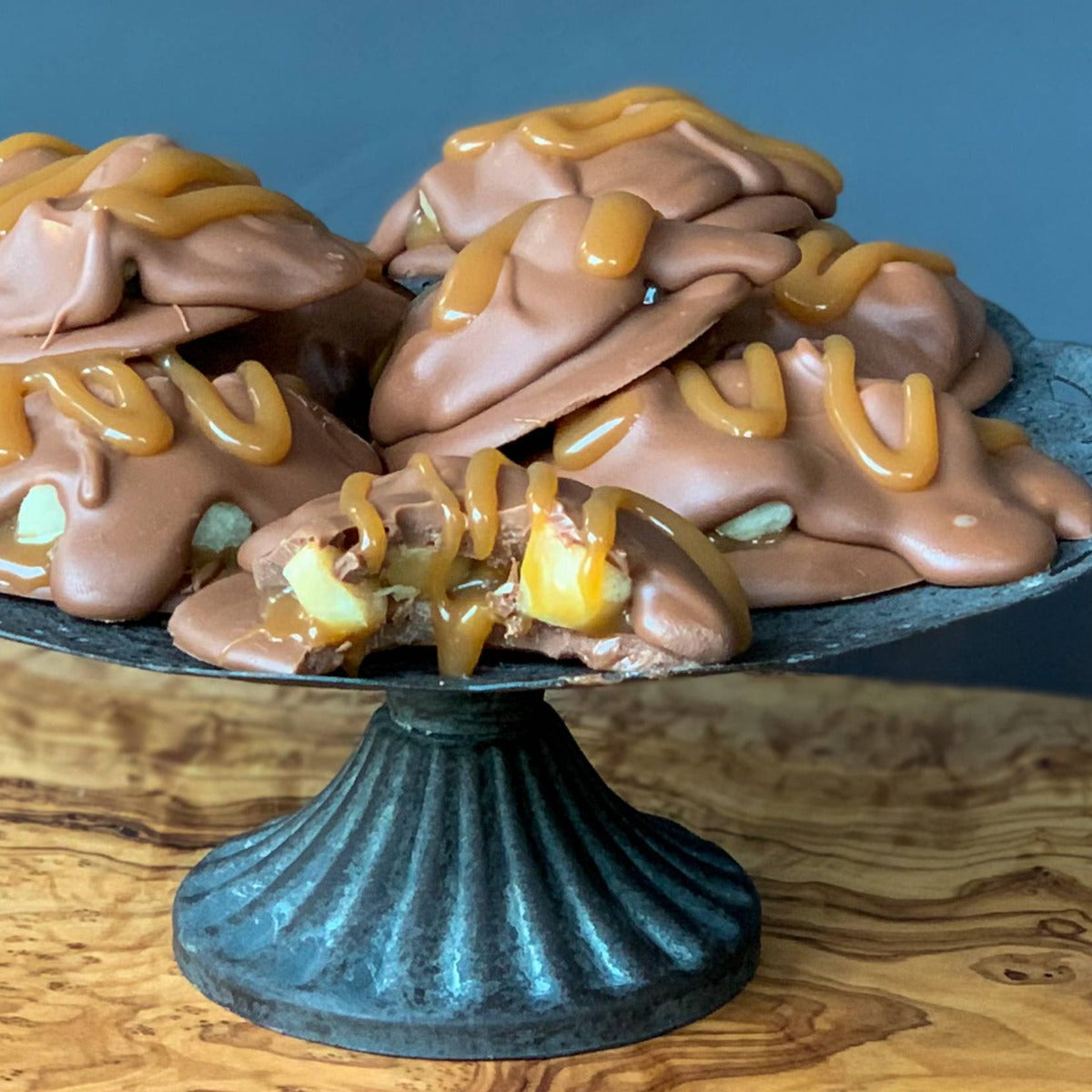 Chipotle Caramel Sauce over candy