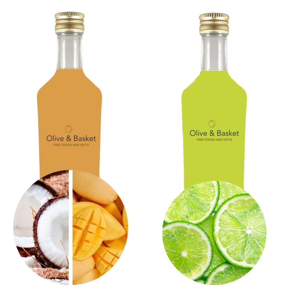Coconut Mango Vinegar and Tahitian Lime Vinegar Pairing Bundle