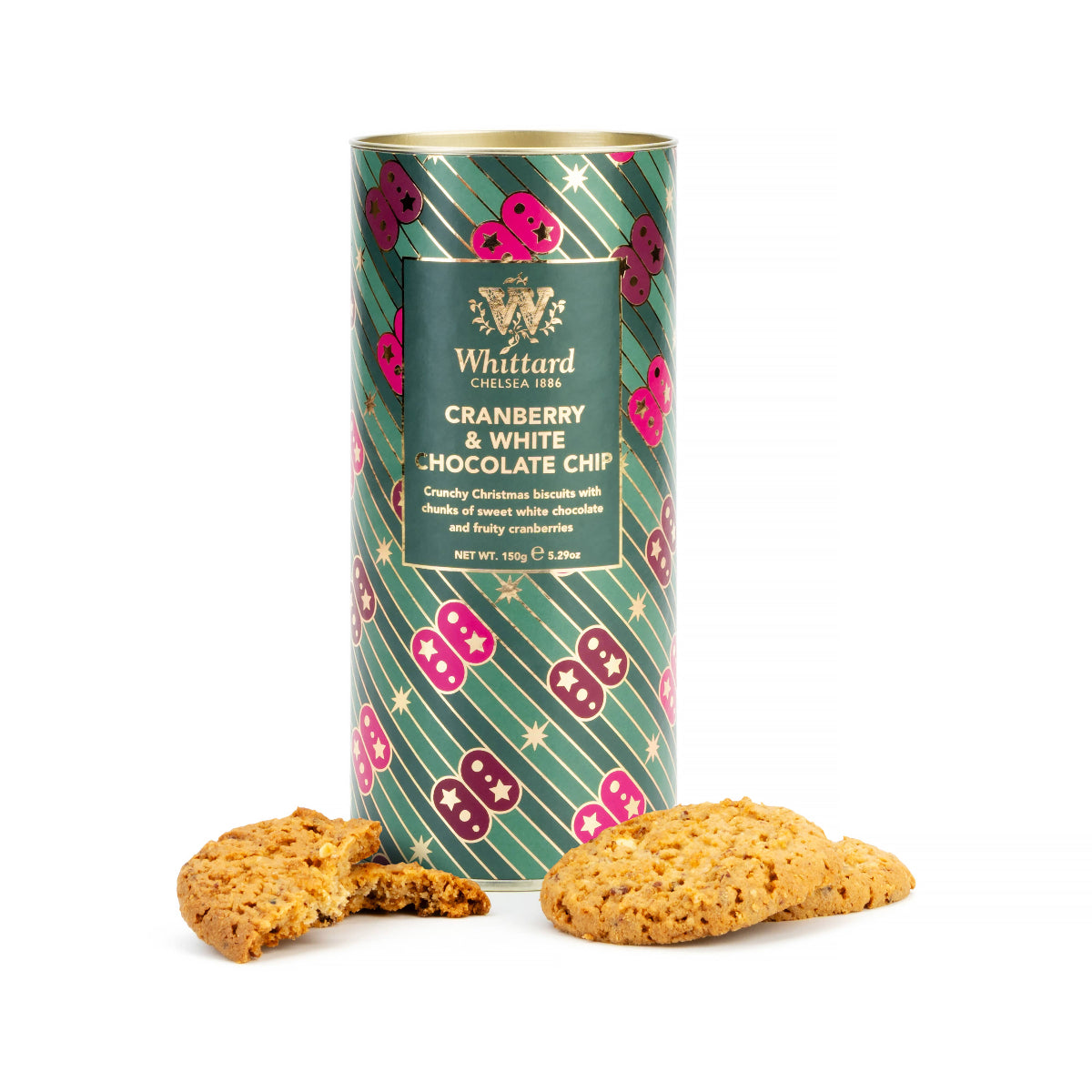 Cranberry & White Chocolate All Butter Cookies- Olive & Basket