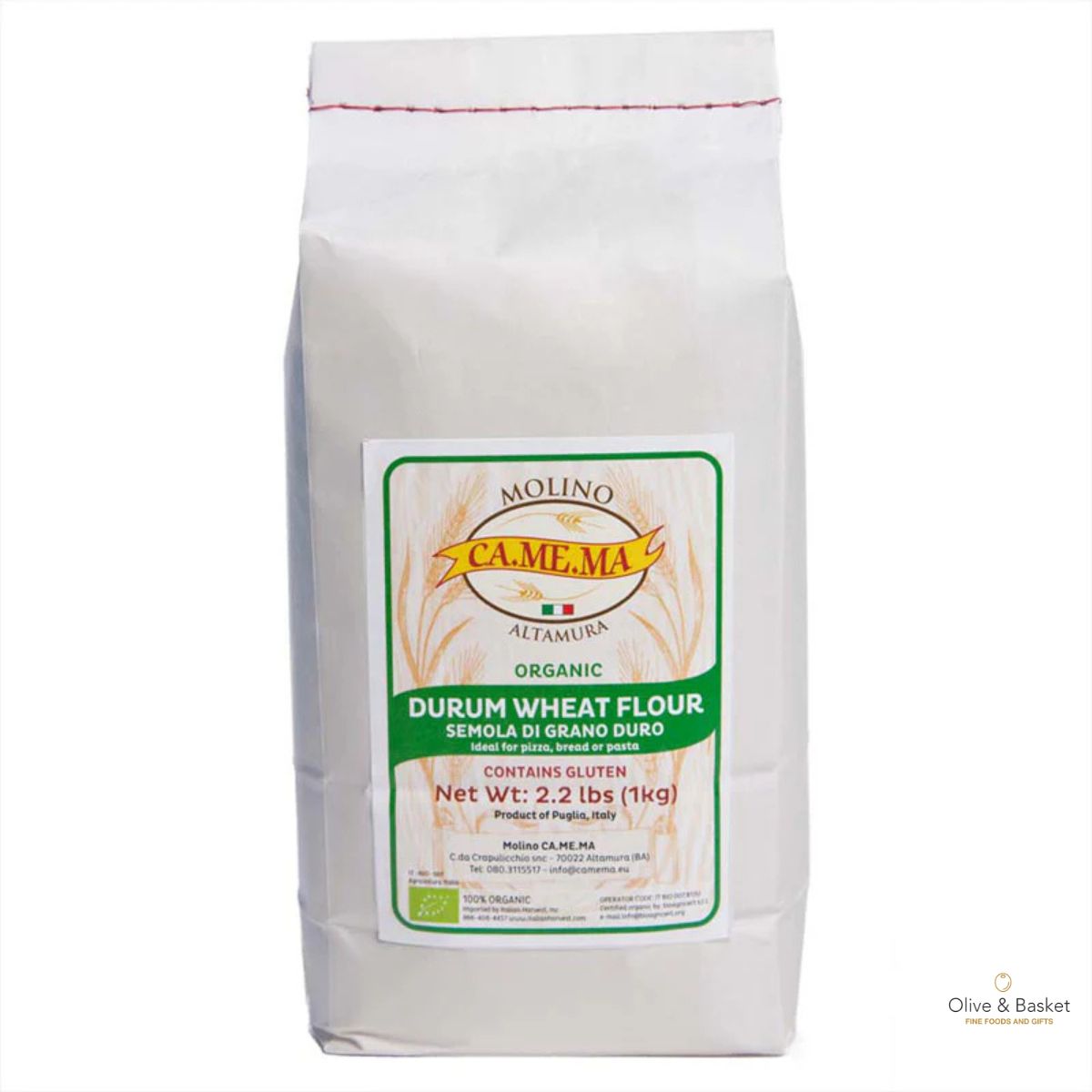 Durum Wheat Flour (IGP) of Altamura by Molino Camema- Organic