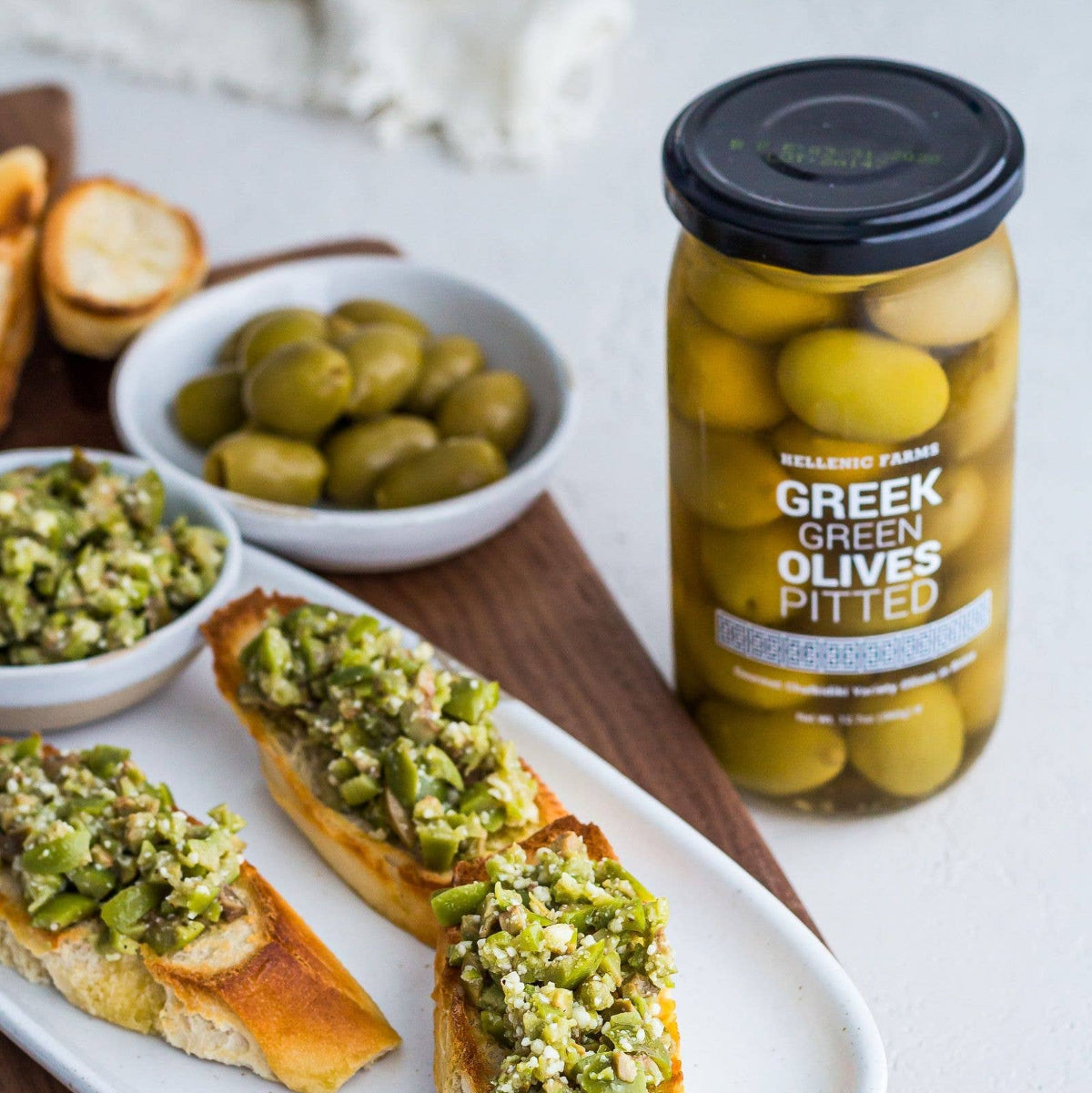 Greek Green Pitted Olives1