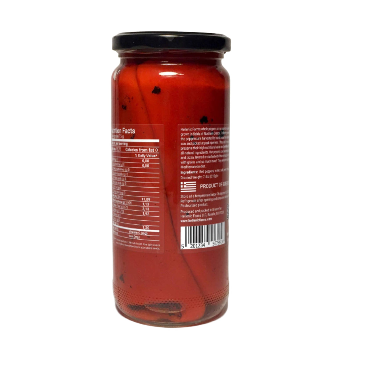 Greek Red Roasted Peppers- Olive & Basket