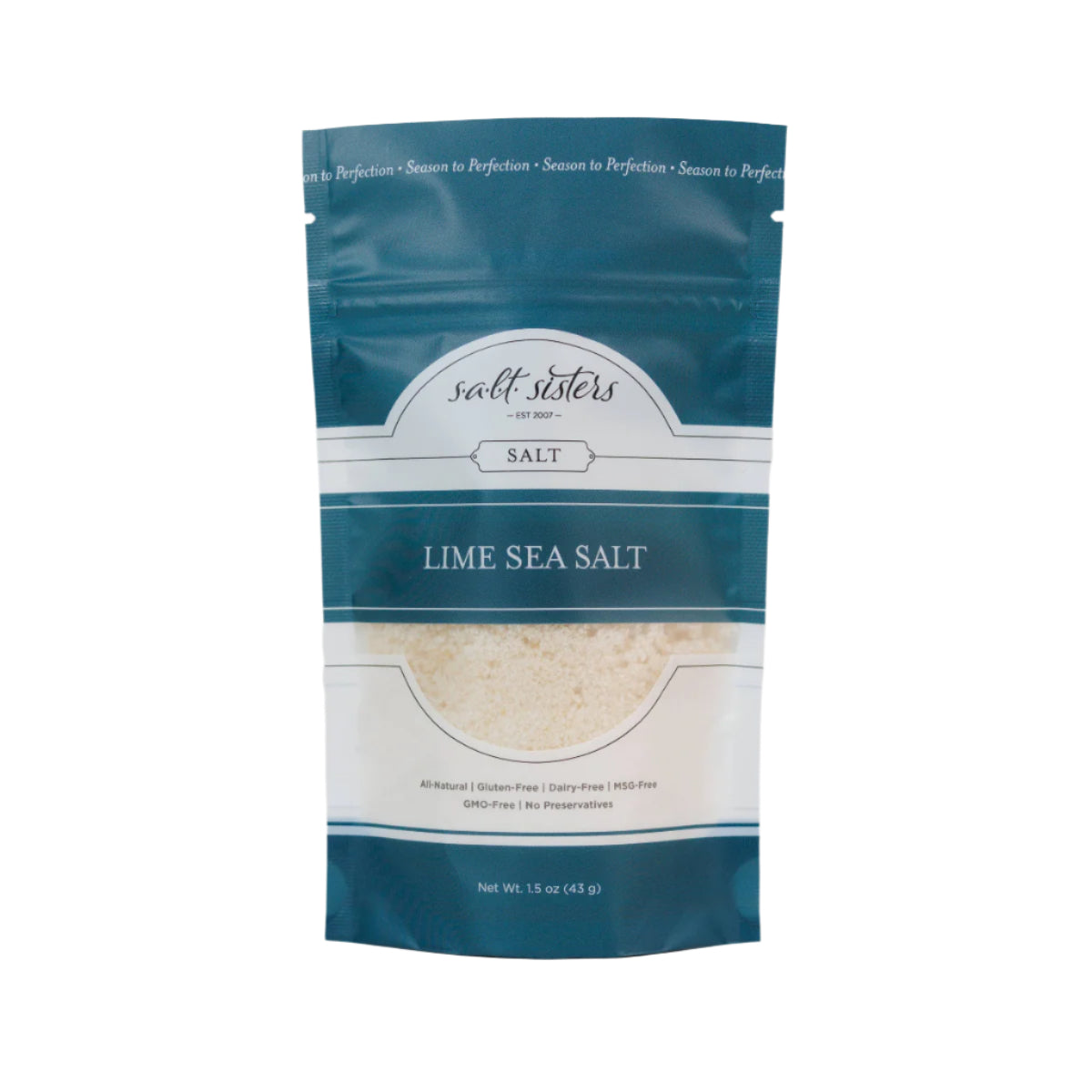Lime All-Natural Sea Salt- Olive & Basket