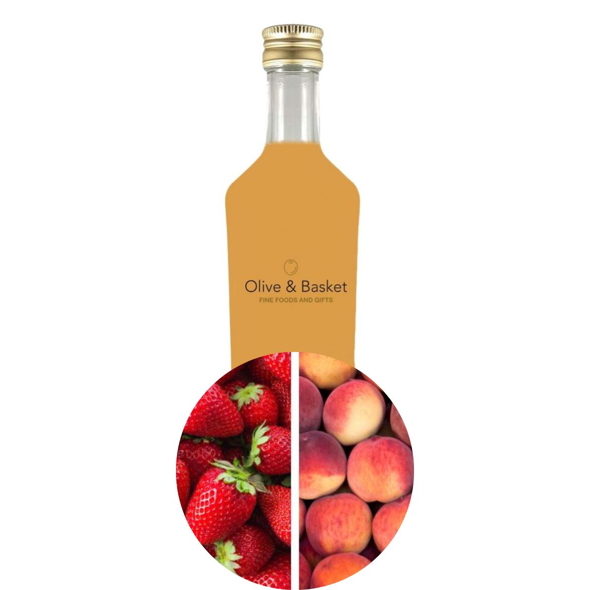 Strawberry Peach White Balsamic Vinegar- NEW!