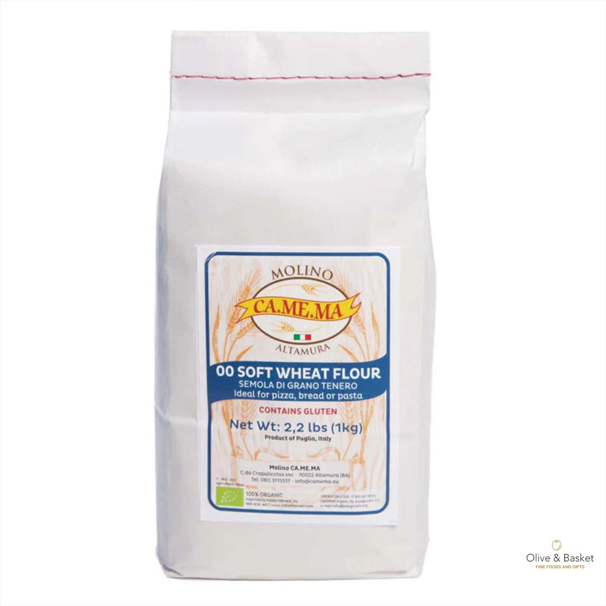 Soft Wheat &quot;00&quot; Flour of Altamura by Molino Camema- Organic