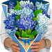 hydrangeas paper flowers, olive and basket