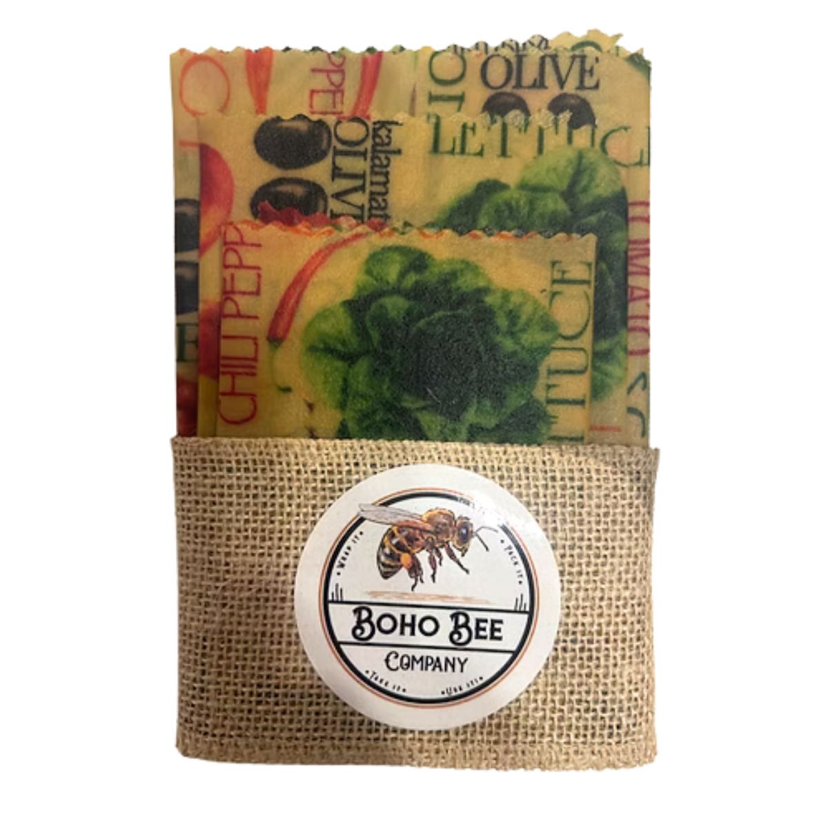 Vegetable Garden Beeswax Wrap