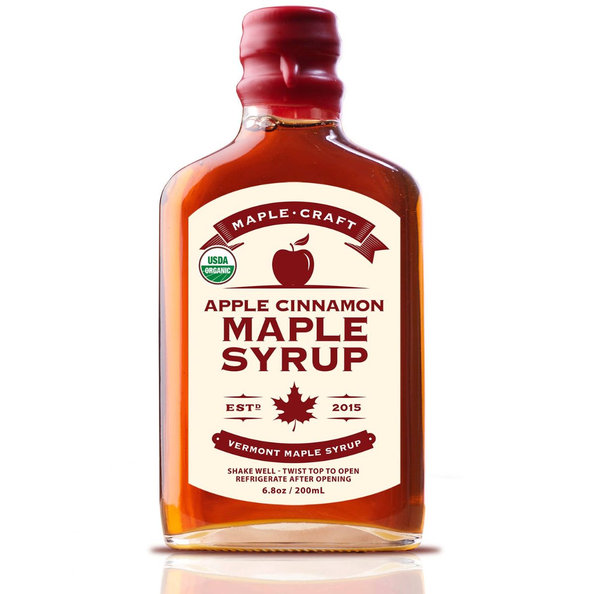 Organic Apple Cinnamon Maple Syrup
