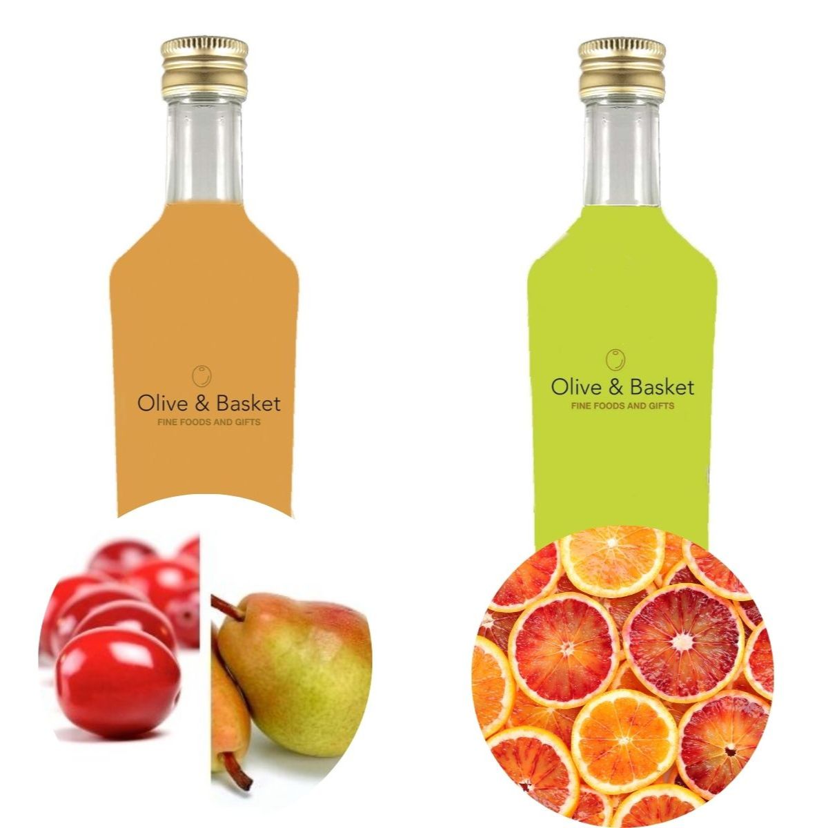 Cranberry Pear Vinegar and Blood Orange Olive Oil Pairing Bundle