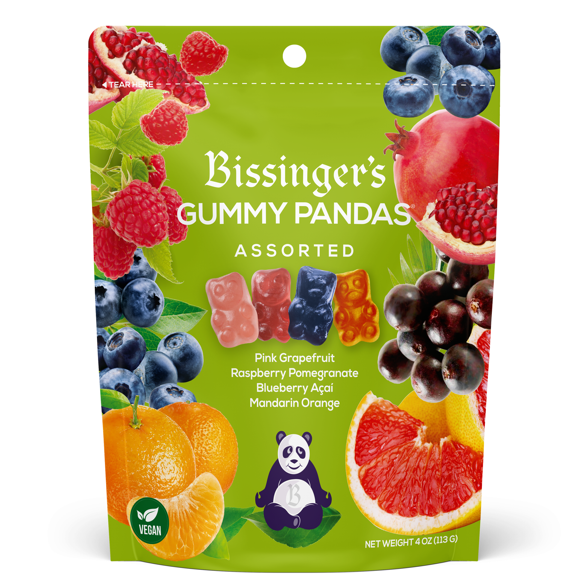 Bissinger's Gummy Pandas- Vegan & Non-GMO