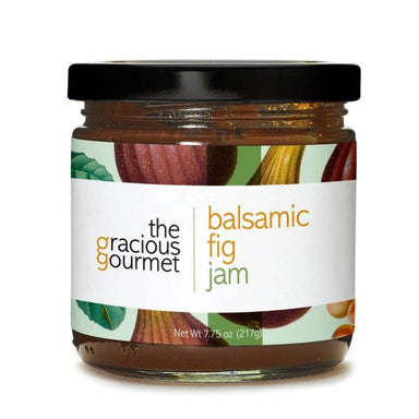 balsamic fig jam, great on cheeses, olive and basket