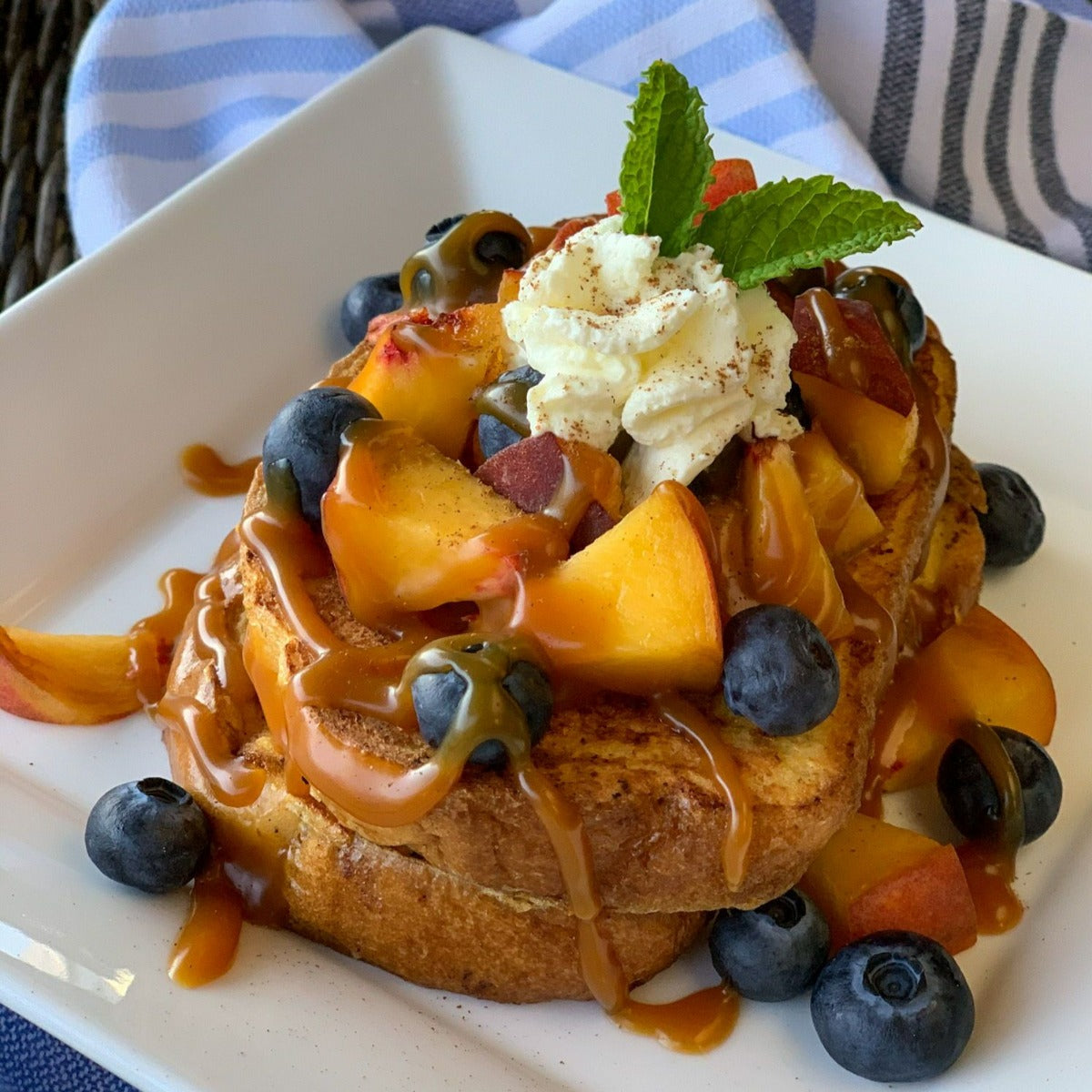 caramel sauce on french toast